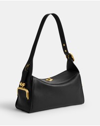 Coach - Natural Grain Leather Haversack Bag