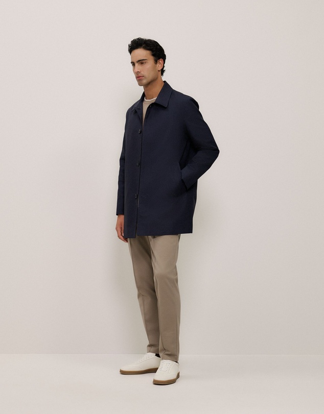 Trenery - Classic Mac Coat in Navy