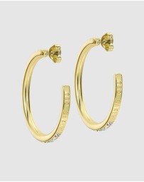 Ted Baker - CLANCI: Medium Crystal Hoop Earrings