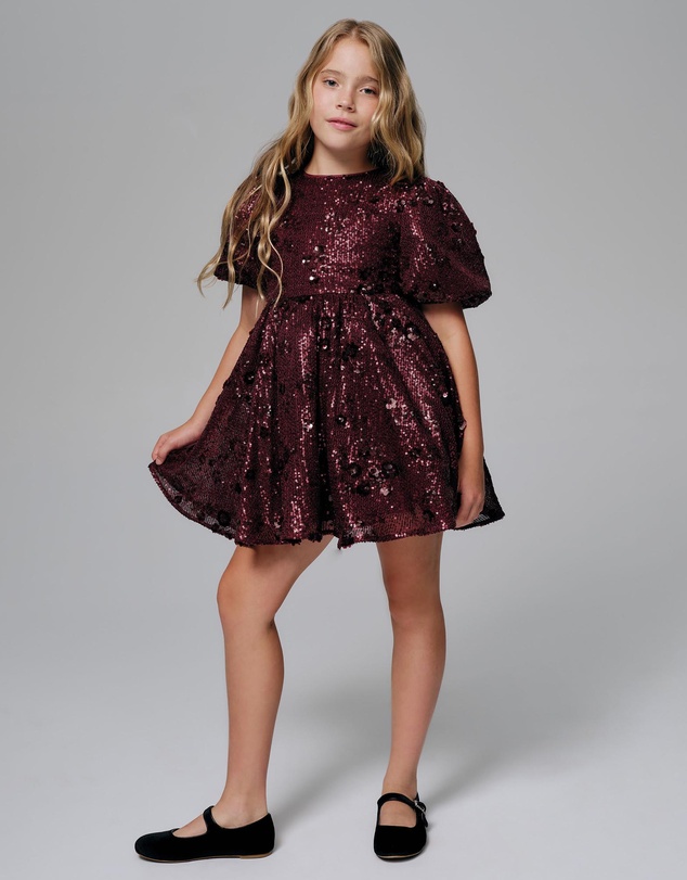 Bardot Junior - Isabel Flower Sequin Dress - Kids-Teens