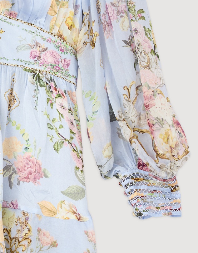 Revibe - Repaired Camilla Button Front Frill Dress - AU XL