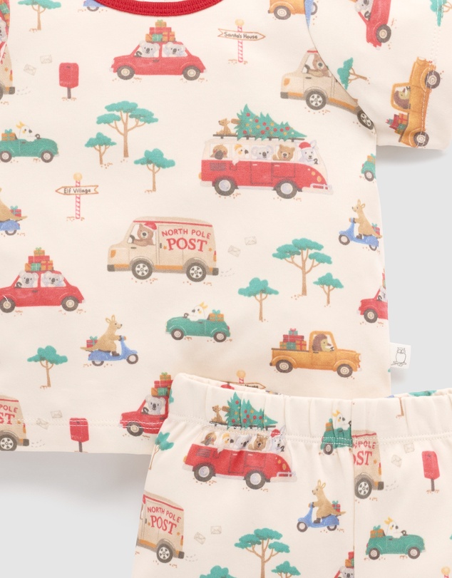 Purebaby - Short PJ Set-Kids-Babies