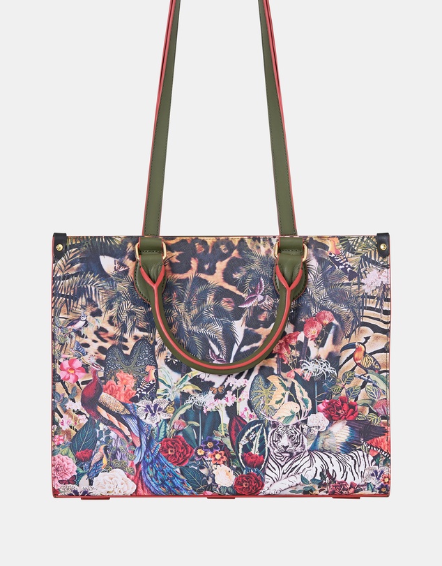 Camilla - East West Tote With Leather Trims