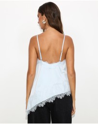 Dazie - Camille Lace Top