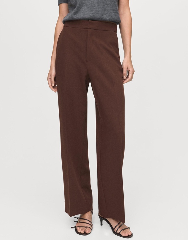 M.N.G - High-Waist Straight Trousers