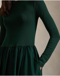 Polo Ralph Lauren - Cotton Long-Sleeve Dress - ICONIC EXCLUSIVE