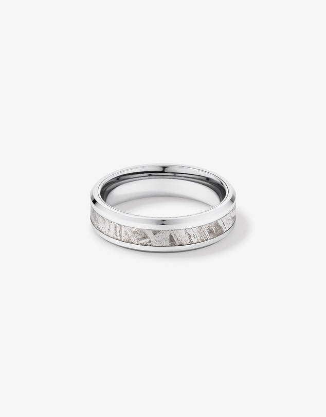 Michael Hill - 6mm Tungsten and Meteorite Wedding Band