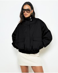 AERE - Ines Funnel Neck Bomber
