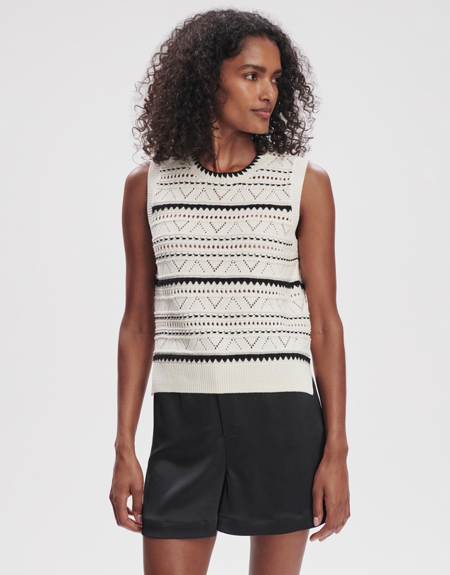 Varley - Athena Pointelle Knit Vest
