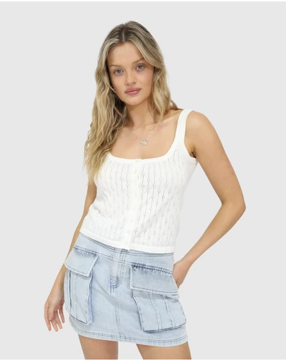 Belle & Bloom - Cloudlight Cashmere Blend Tank