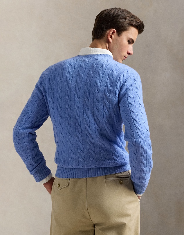 Polo Ralph Lauren - Cable-Knit Wool-Cashmere Sweater - ICONIC EXCLUSIVE