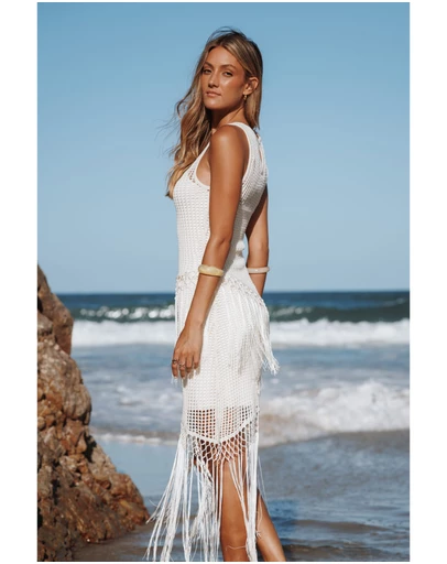 Petal & Pup - Adella Midi Dress - Natural