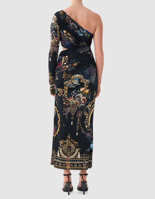 Camilla - One Shoulder Jersey Cut Out Dress