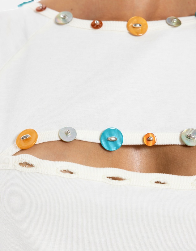 Jaded London - Button Opening Top
