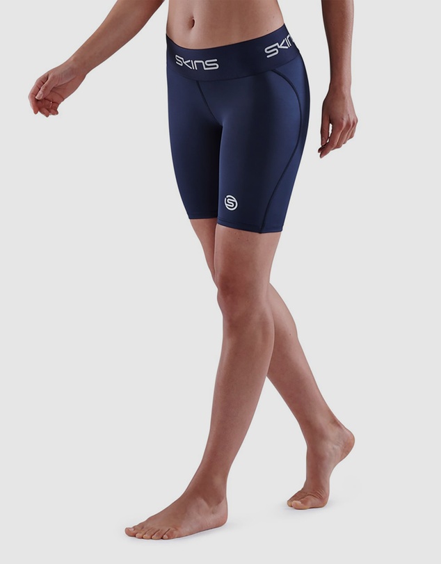 SKINS - SKINS Compression Women's Series-1 Active Half Tight Navy Blue