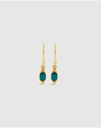 Ichu - Opal Trio Earrings Gold