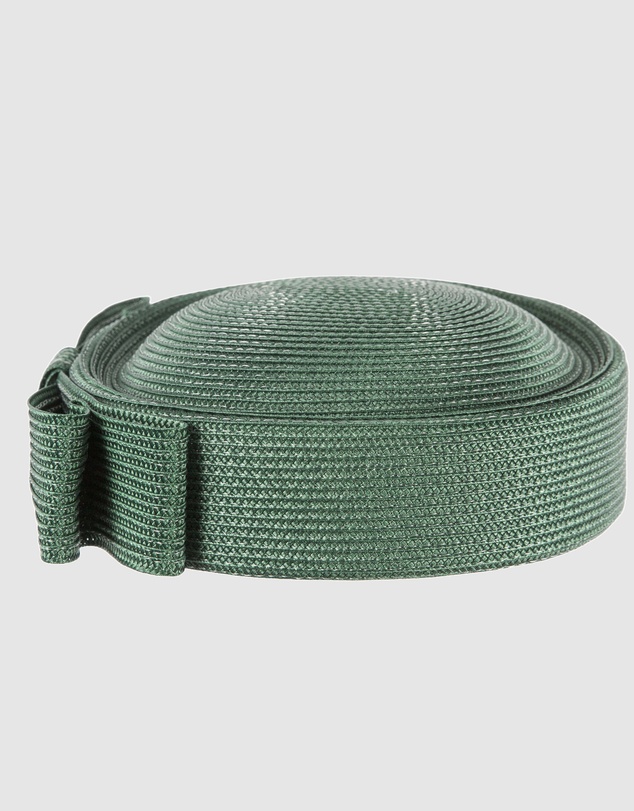 Max Alexander - Dark Green Braid Pillbox Hat