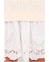 Petal & Pup - Jesper Knit Mini Dress - Ivory