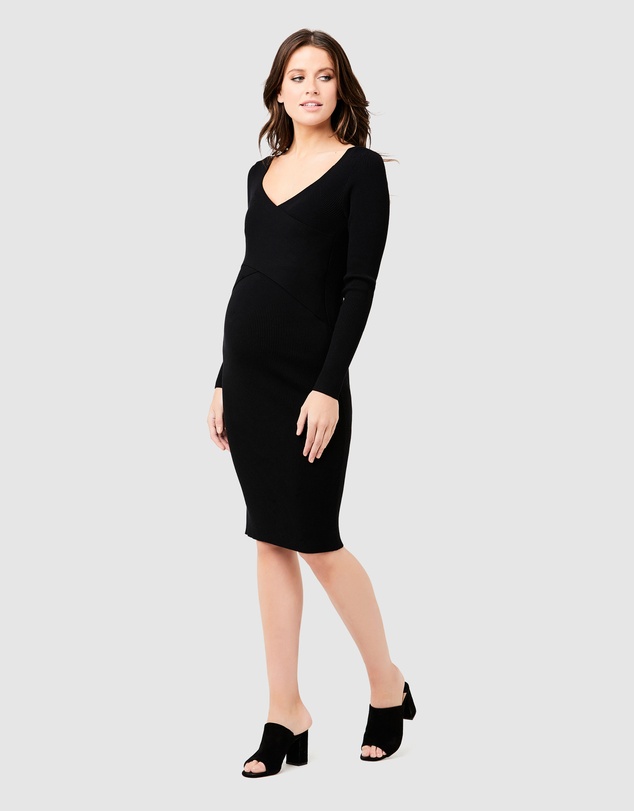 Ripe Maternity - Sadie Rib Knit Nursing Dress