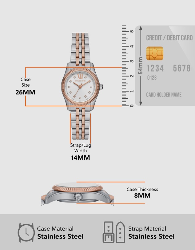 Michael Kors - Lexington Two Tone Analogue Watch