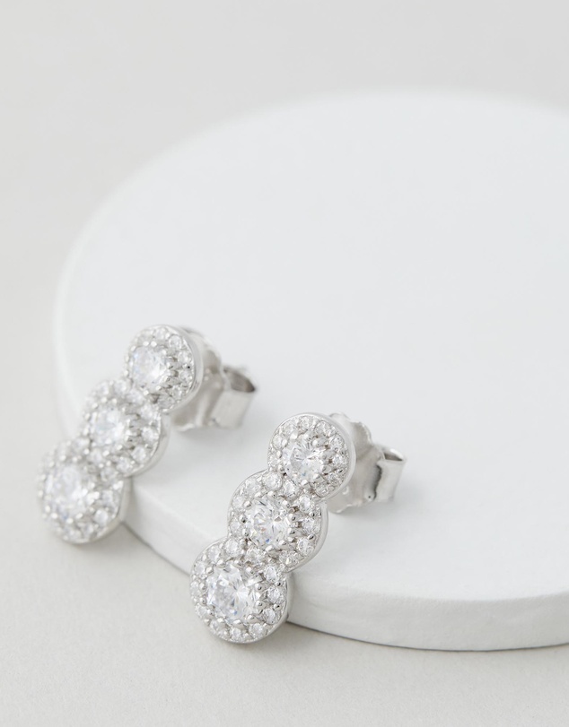 Bianc - Crater Earrings