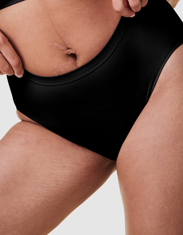 Bravado - Recycled Nylon, Cotton & Modal High Waist Seamless Brief