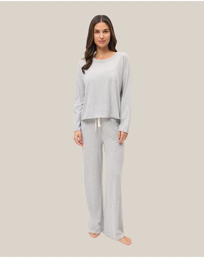 Papinelle - Jada Organic Cotton Boxy Long Sleeve Tee