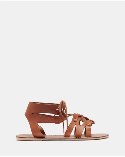 Just Because - Hoku Leather Sandals