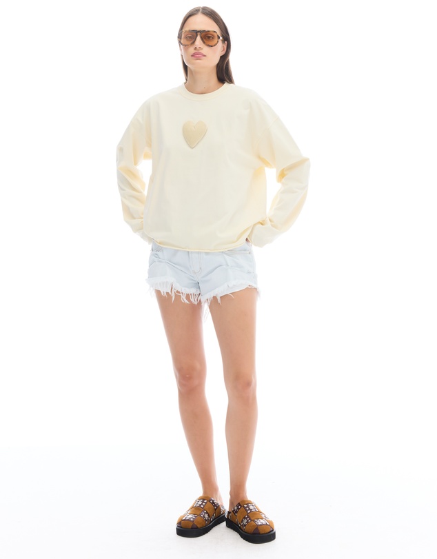 THE TALES - We Love Velvet Heart Long Sleeve Tee