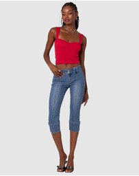 EDIKTED - Danica Cupped Tank Top