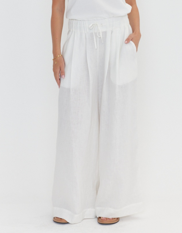 ALEXANDRA - Teri Pants White