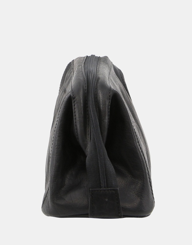 Pierre Cardin - Pierre Cardin Rustic Leather Toiletry Bag