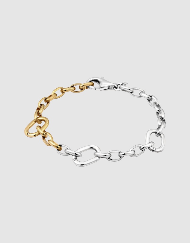 Elli Jewelry - Bracelet Bicolor Crystal 925 Sterling Silver