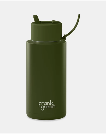 Frank Green - 34Oz Reusable Bottle With Flip Straw Lid