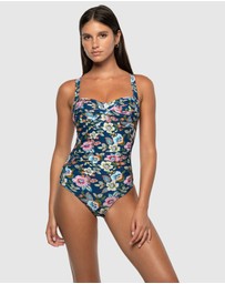 Nip Tuck Swim - Garden Gate Joanne Multifit Ruched Front One Piece