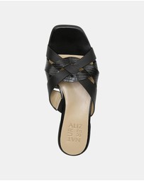 Naturalizer - Ashford Slide - Black Lizard/Leather