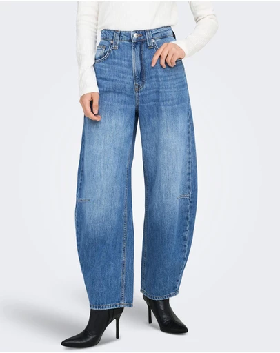 ONLY - Frankie High-Waist Barrel Jeans