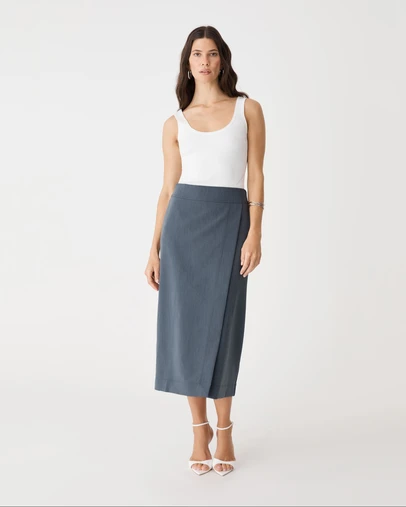 Forcast - Lydia Faux Wrap Skirt