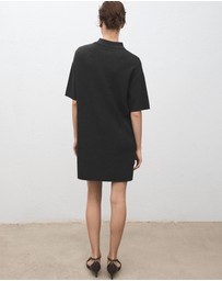 M.N.G - Knitted Dress With Polo Neck