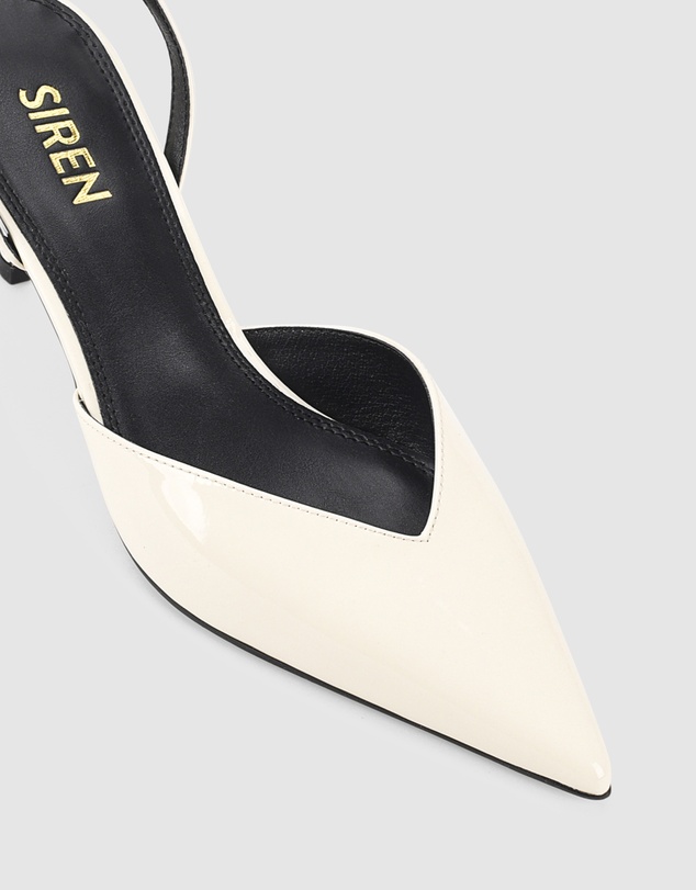 Siren - Yoco Slingback Kitten Heels