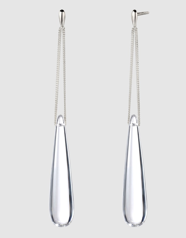 Elli Jewelry - Resin Drop Earrings in 925 Silver