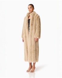 Elliatt - Faux Fur Maxi Coat