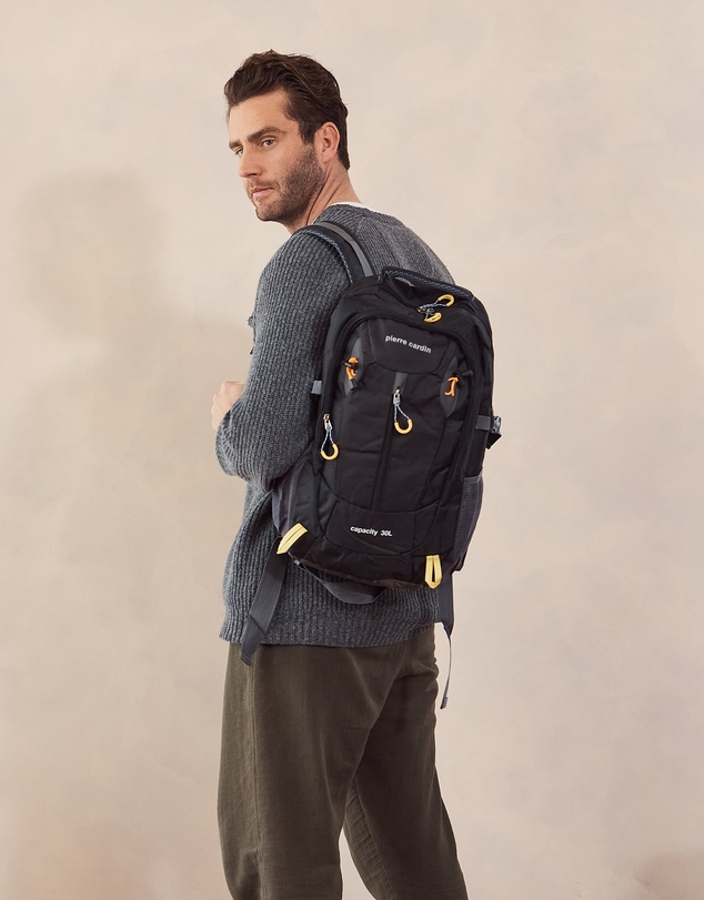 Pierre Cardin - Pierre Cardin Mens 30L Nylon Adventure Backpack