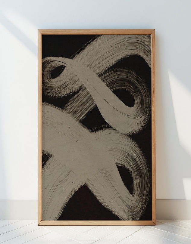 Olive et Oriel - Wildstrokes No2 by Treechild Art Print