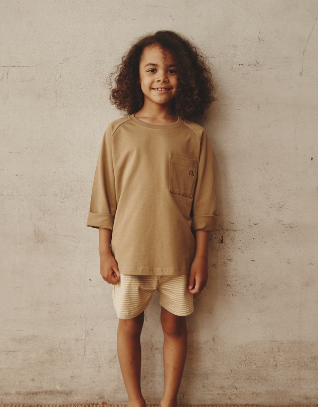 Alfred - Duncan Long Sleeve Top | Khaki
