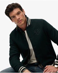 Superdry - Varsity Monogram Wool Bomber