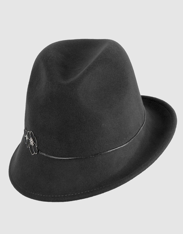 Max Alexander - Felt Black Trilby Hat