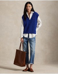 Polo Ralph Lauren - Cable-Knit Wool-Cashmere Sweater Vest