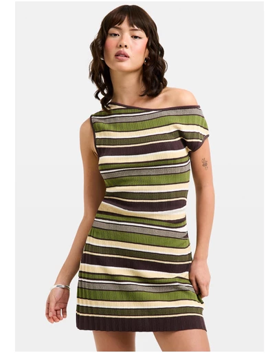 Subtitled - Alba Off Shoulder Mini Dress