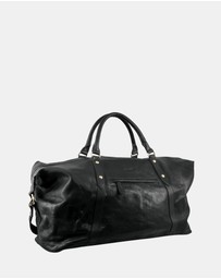 Pierre Cardin - Pierre Cardin Rustic Leather Business/Overnight Bag